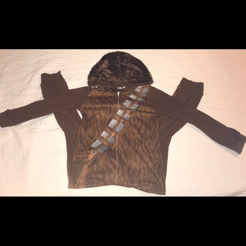 Star Wars Chewbacca ZIP-Up Pajamas with Hood 10/12